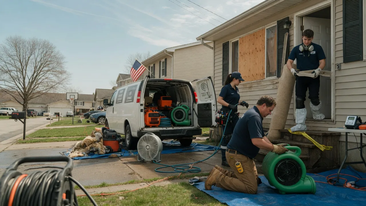 Water Damage Restoration in Christopher, IL near me